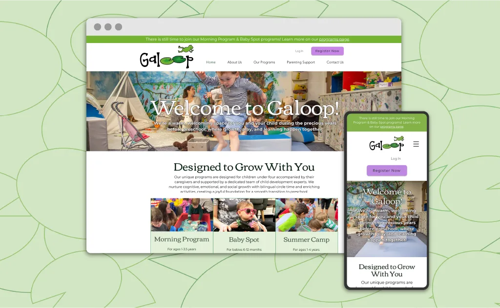 Website Refresh for Galoop Classes
